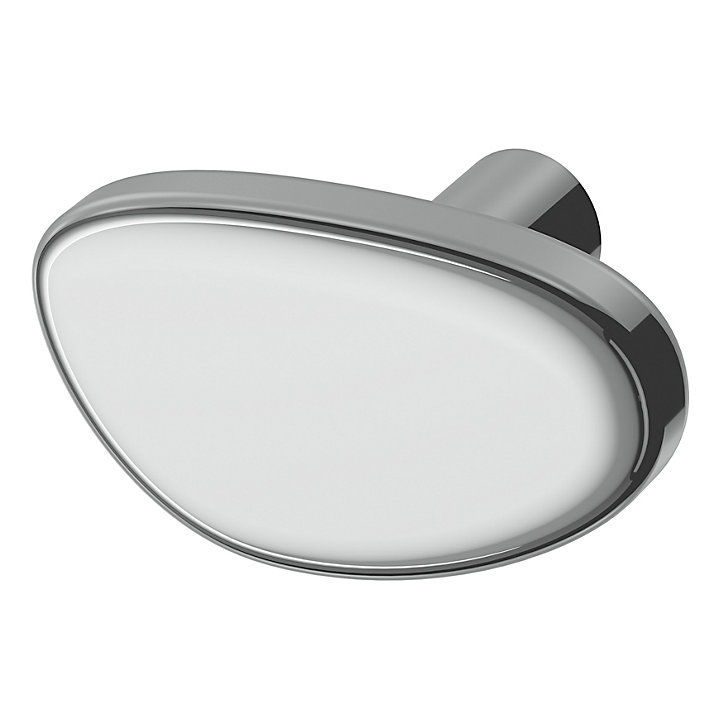 Bouton de meuble GoodHome Armel gris Ø4cm x l.2.1cm x h.3cm x p.3cm