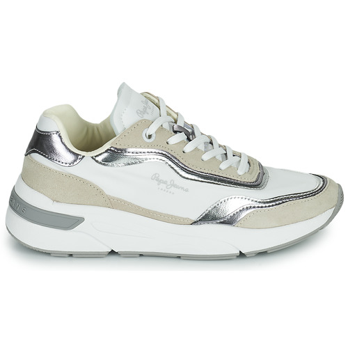 Pepe jeans - ARROW LAYER - Blanc / Beige / Argent