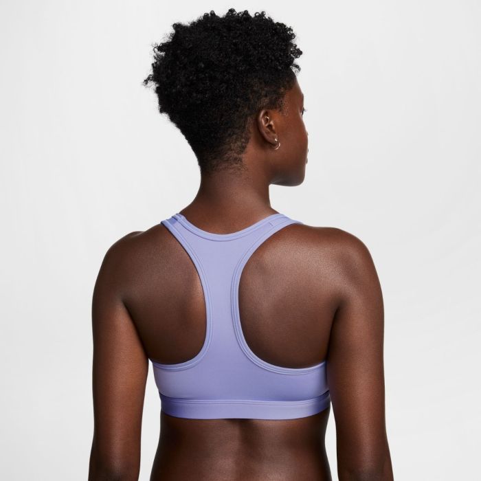 Nike Dame BH Swoosh Medium Support Bra Lilla