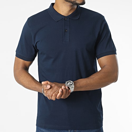 Polo Manches Courtes Bleu Marine