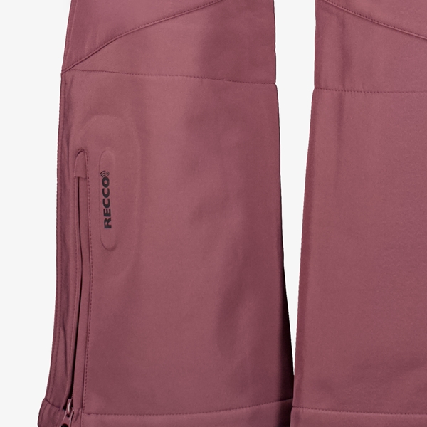 Mountain Peak dames softshell skibroek aubergine