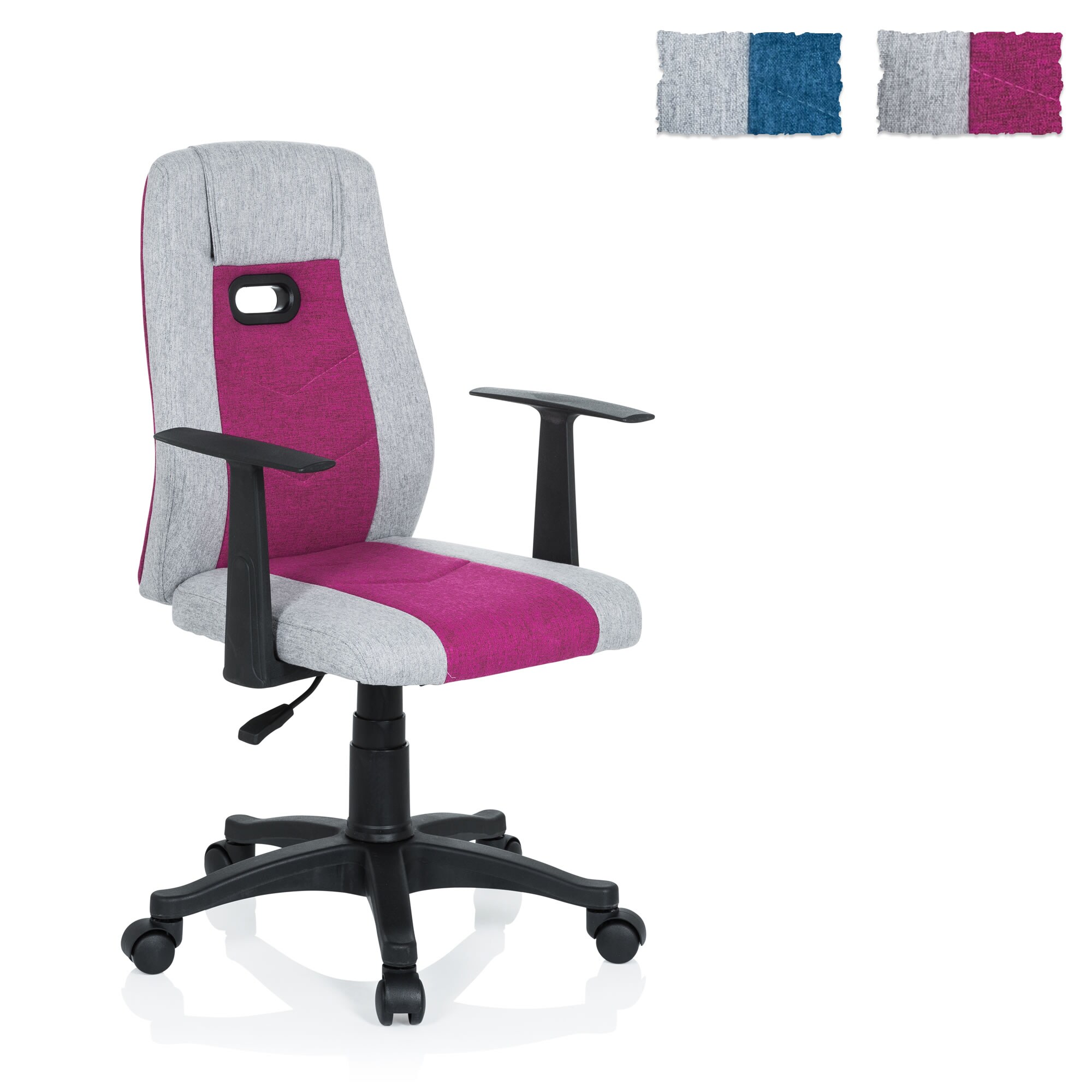 Kinderdrehstuhl KIDDY EXTRA Stoff mit Armlehnen hjh OFFICE