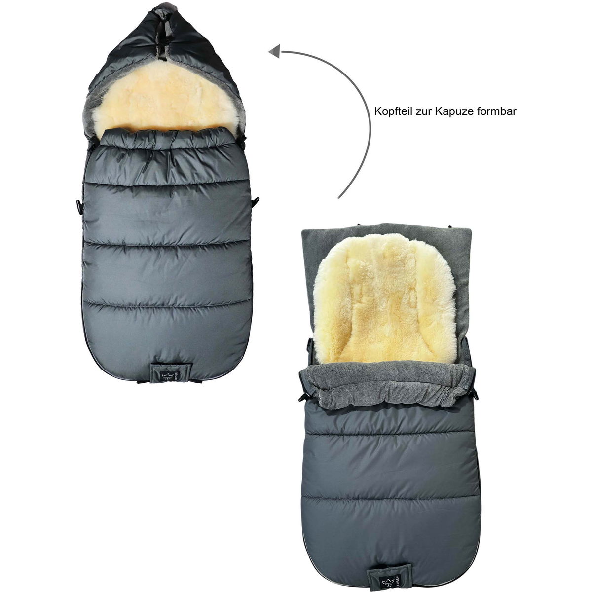 KaiserKaiser   SHEEP Fusssack anthracite