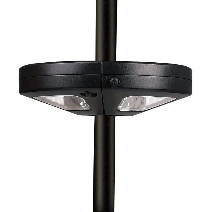 Lampe pour parasol Blooma Alinda, diam.20 cm, lumière blanche
