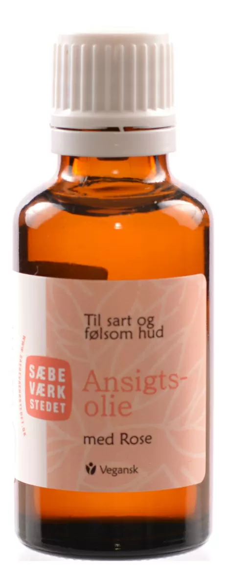 Sæbeværkstedet Ansigtsolie m. Rose - 30 ml.