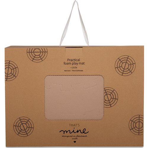 That's mine foam speelmat - rond - 110 cm - light brown
