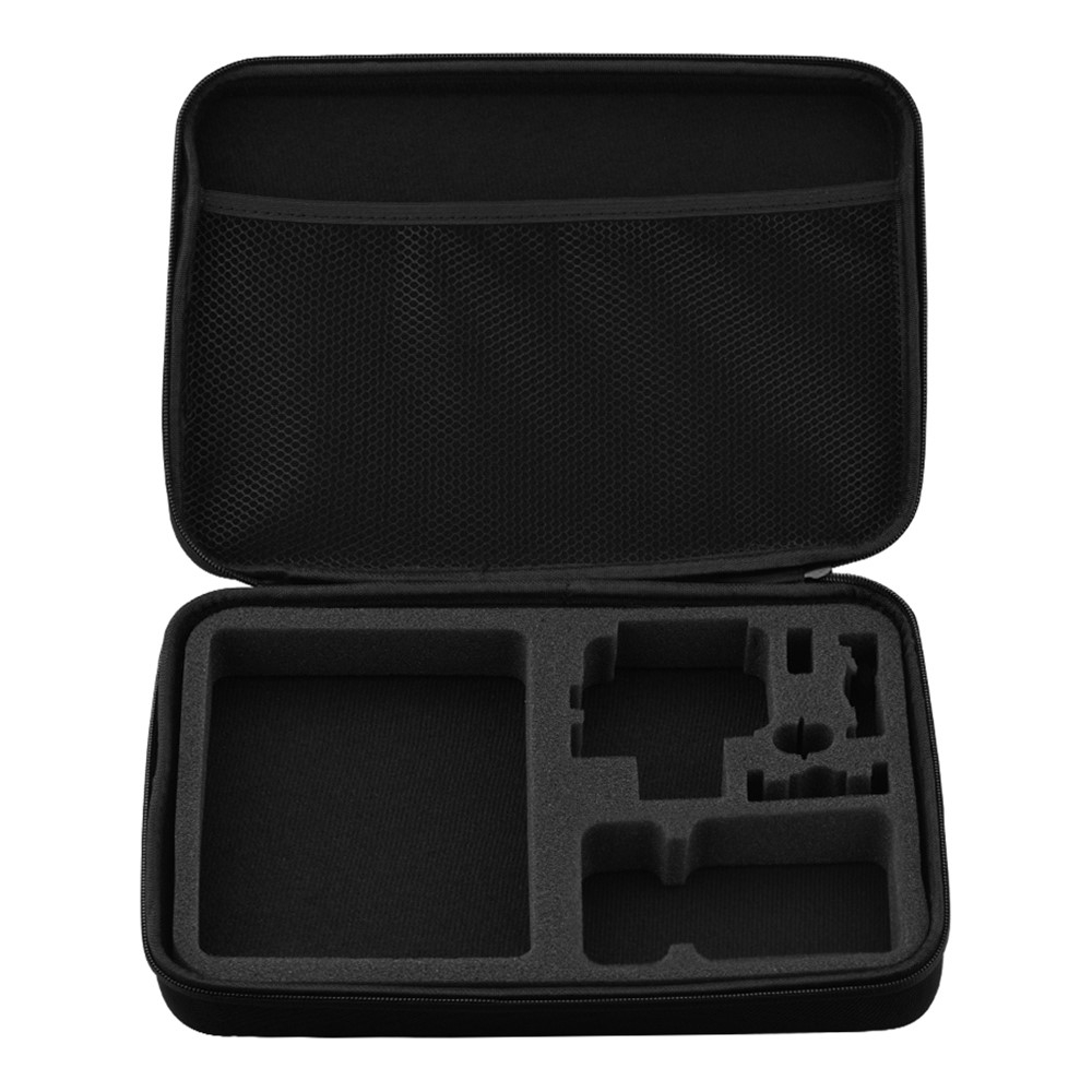 (33x22cm) XXL GoPro Hero Foto Kamera Schutztasche Stossfeste Hartschale mit Reissverschluss   Schaumstoffeinlage - Schwarz