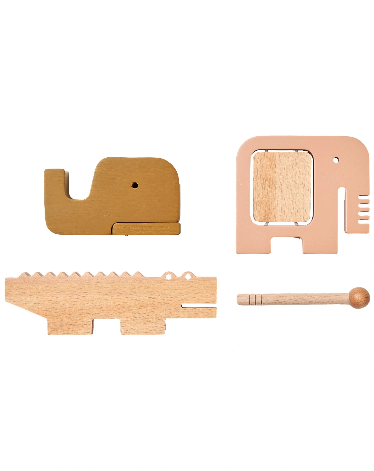Holz-Instrumente TORSTEN 3er-Set in tuscany rose