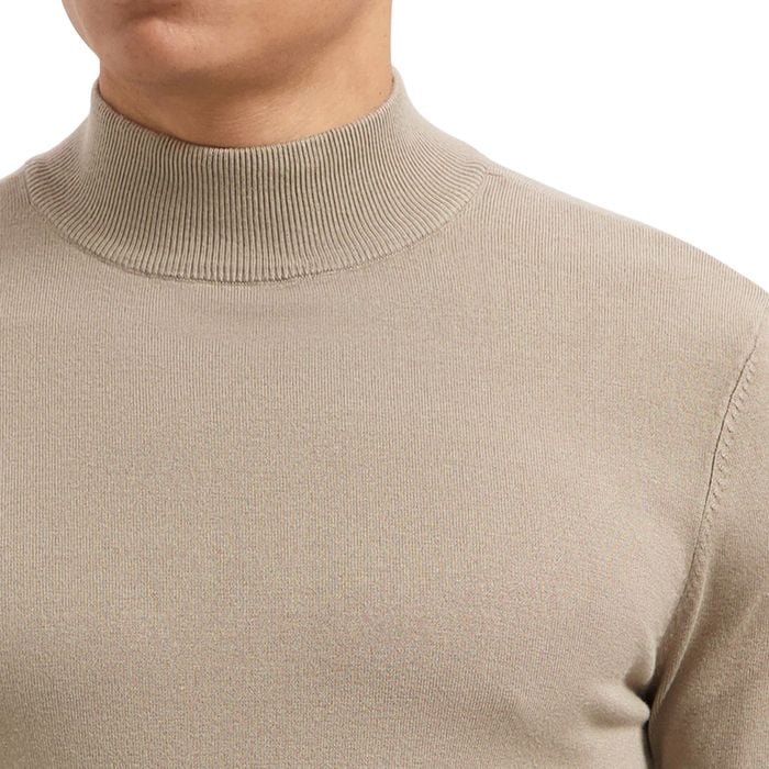 Pure Path Essential Knitwear Mockneck Sweater Heren
