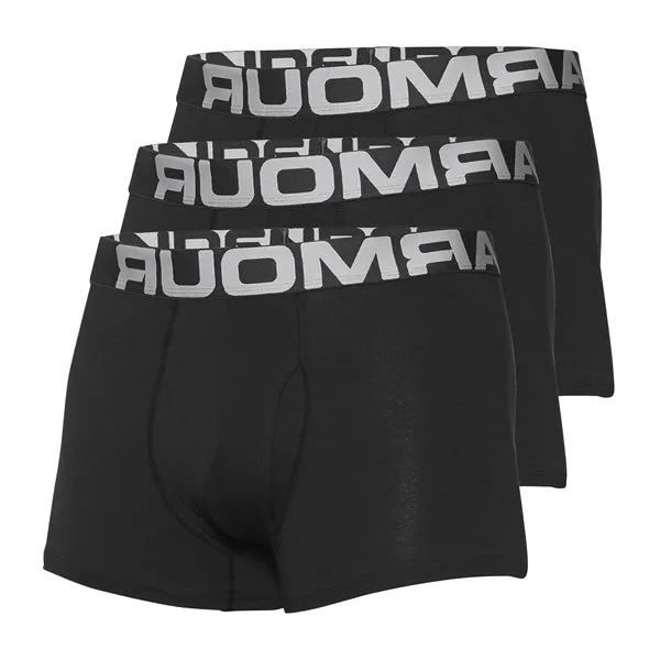 Under Armour -  Under Armour Boxershorts Charged Cotton 7.5 cm 3er Pack schwarz