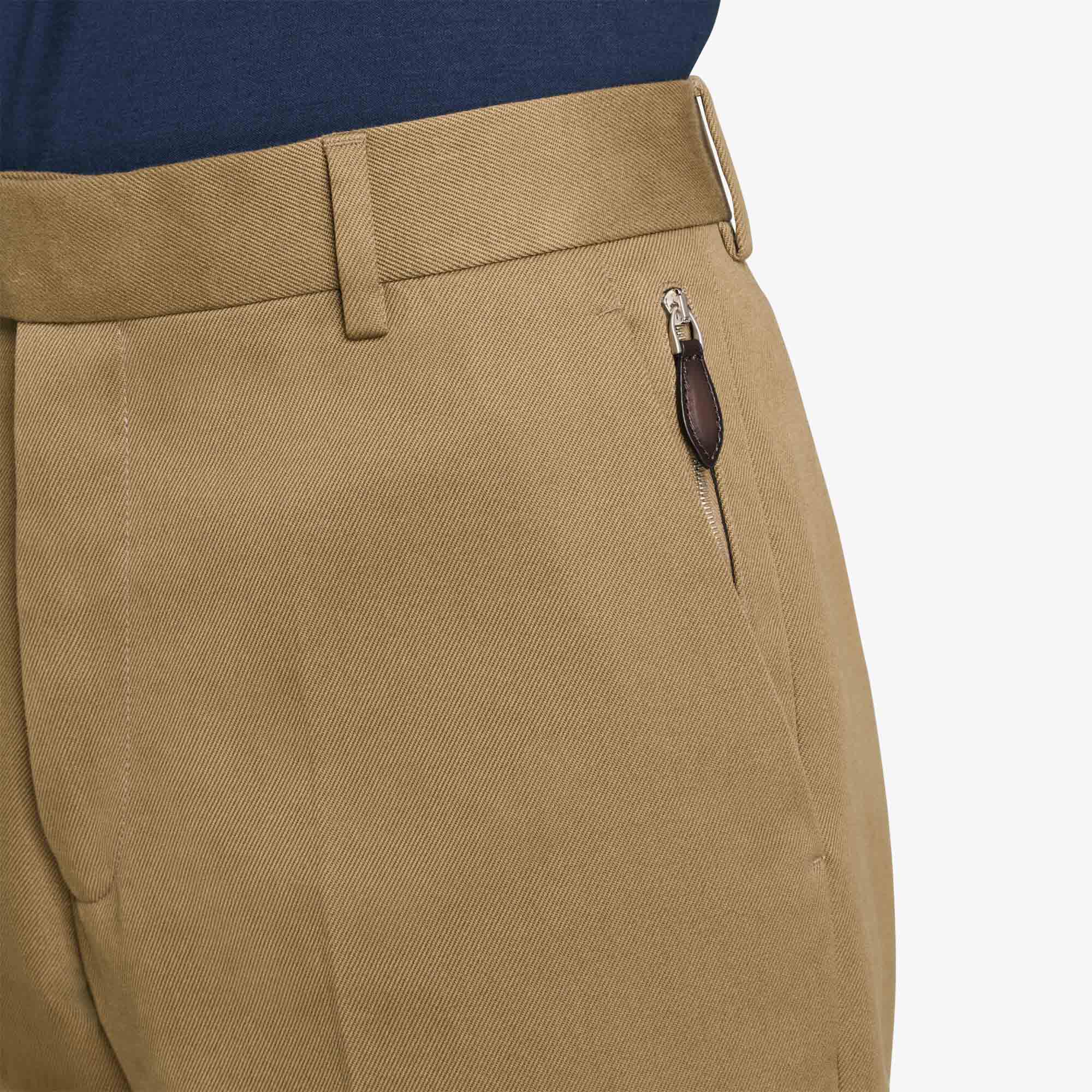 Pantalon Carotte 1 Jour En Coton