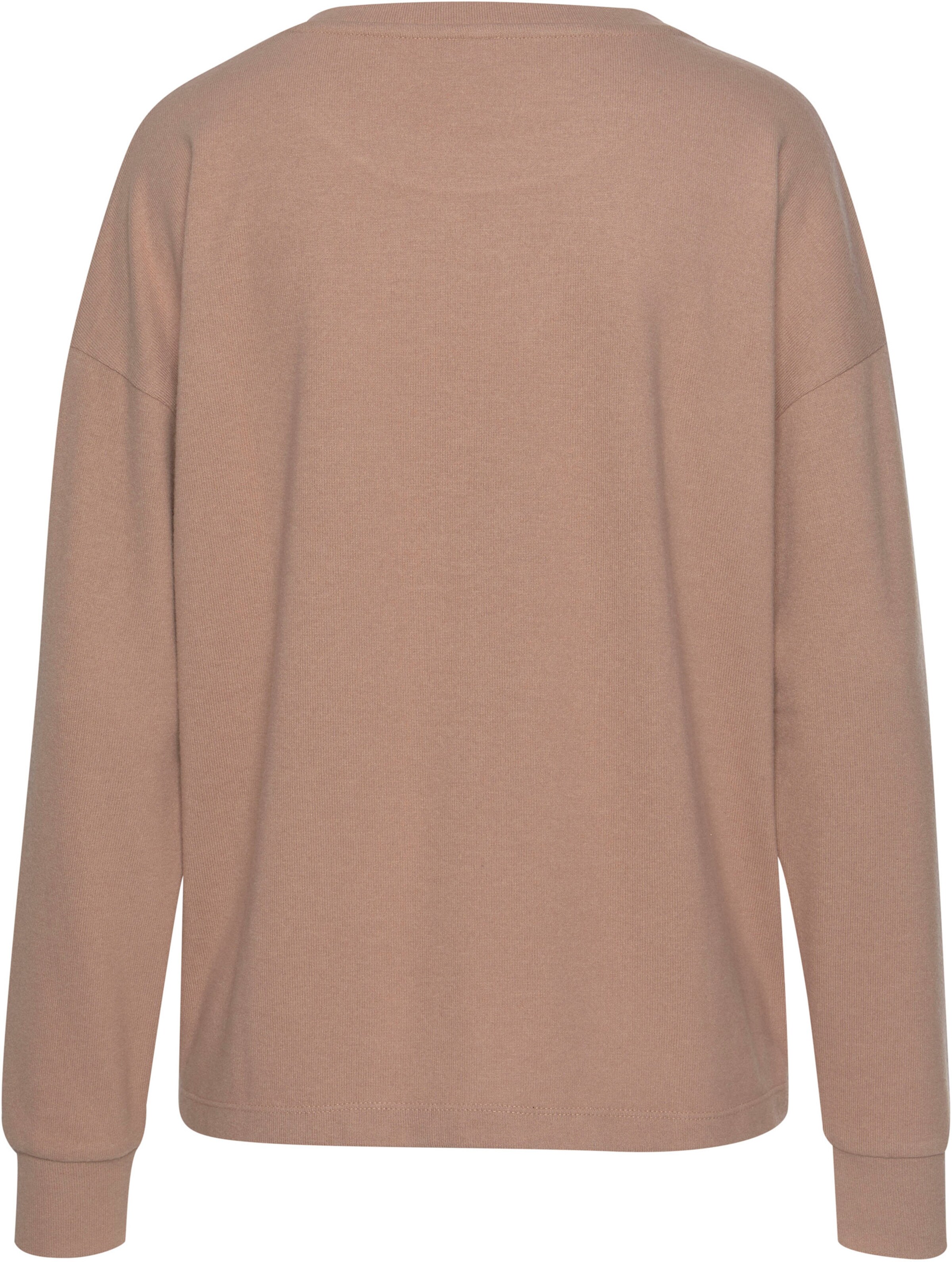 LASCANA Strickpullover in taupe