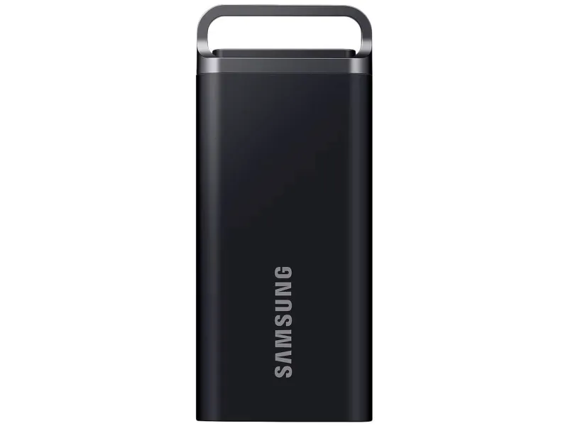 Samsung T5 Evo MU-PH4T0S - SSD - krypteret - 4 TB - ekstern (bærbar) - USB 3.2 Gen 1 (USB-C stikforbindelse) - 256-bit AES - sort