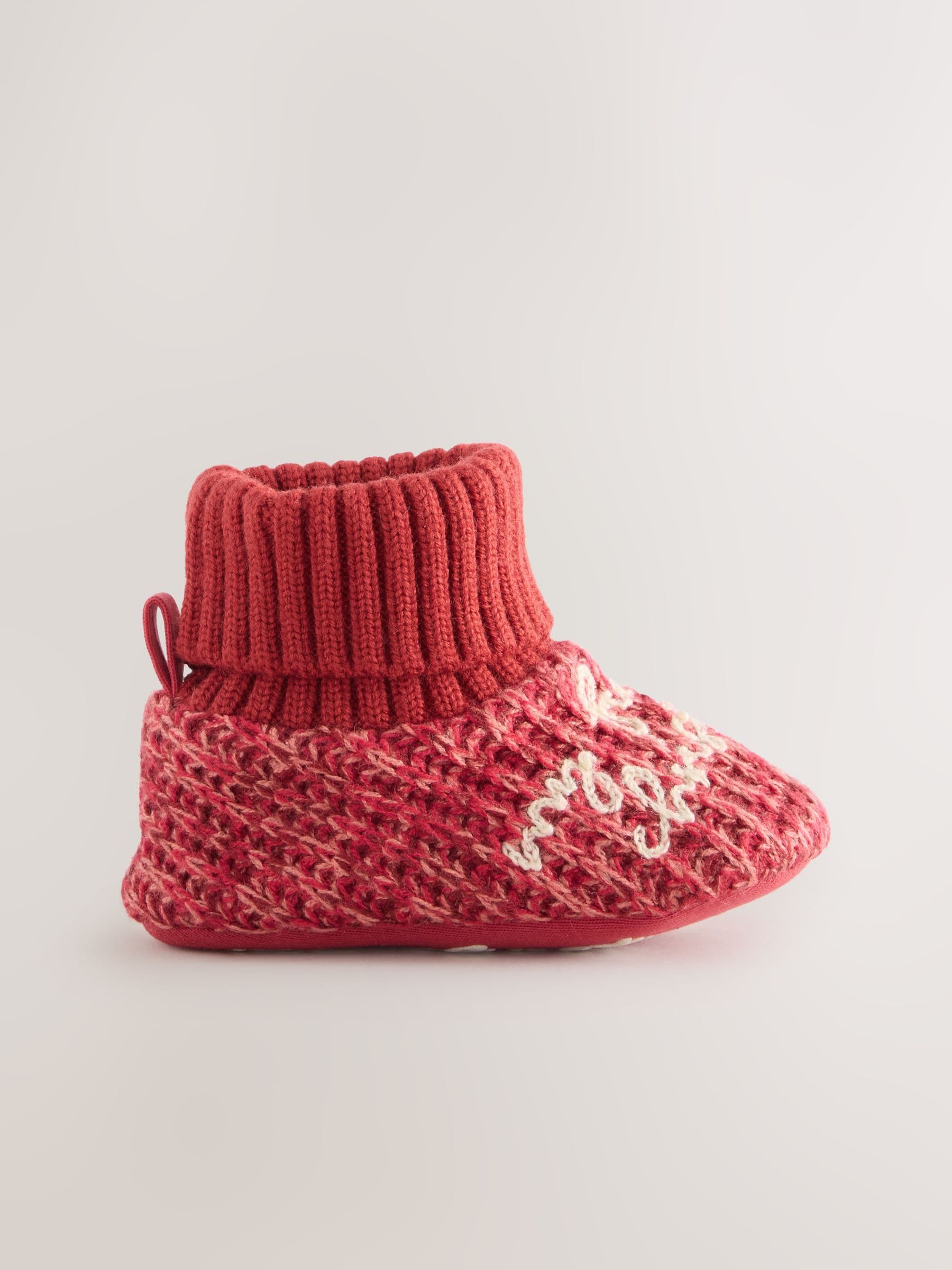 Rood - My First Christmas babyschoenen (0-12mnd)
