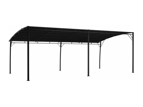 Auvent pare-soleil de jardin 6x3x2,55 m Anthracite