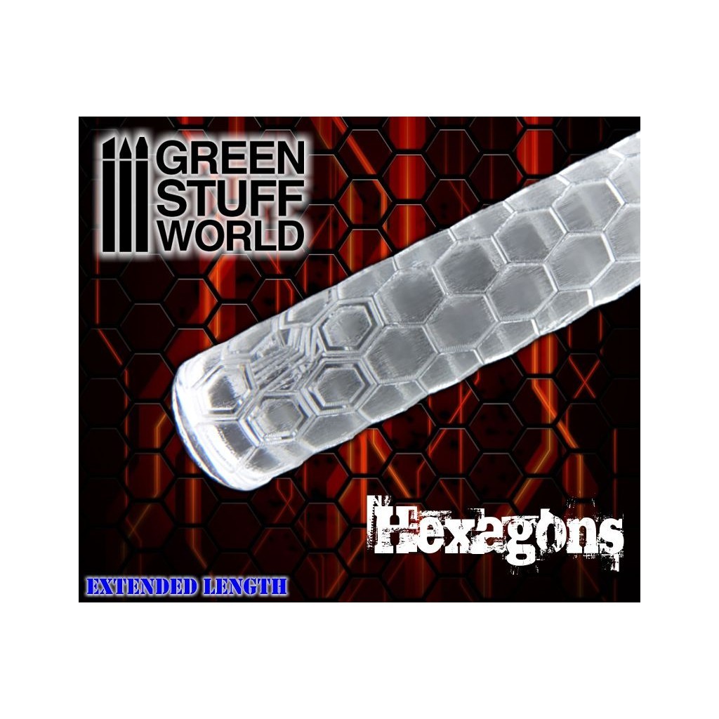 Rouleau texturé - Hexagones