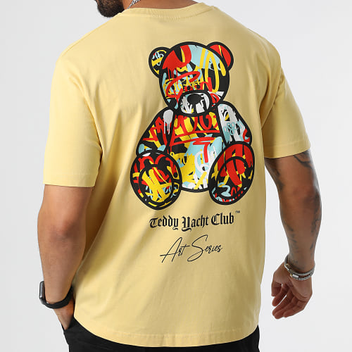 Tee Shirt Oversize Large Art Series Jaune