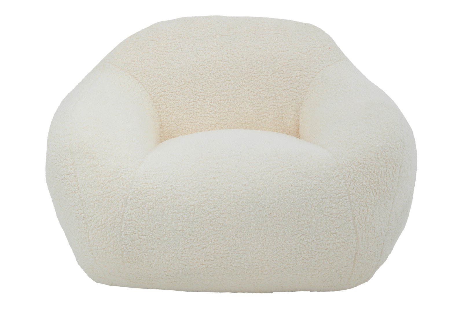 Comfy stol stor Tekstil Glore Hvit