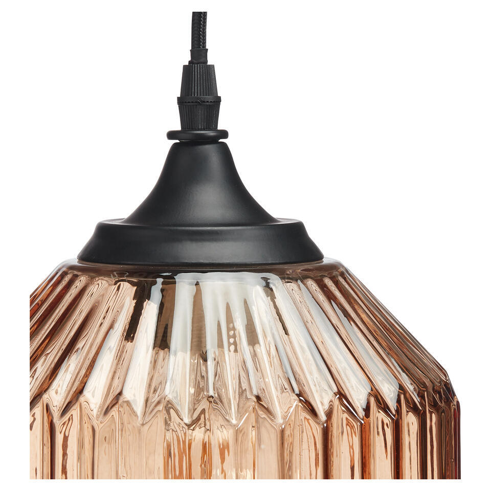 Hanglamp Pane Licht Bruin