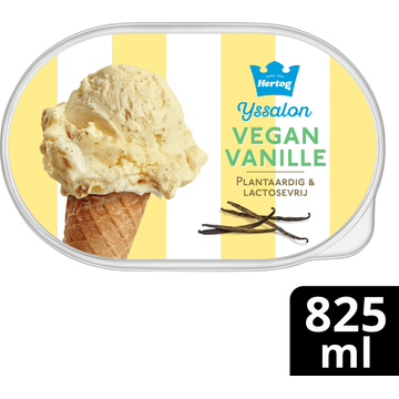 Hertog IJs IJssalon Vegan Vanille 825 ml
