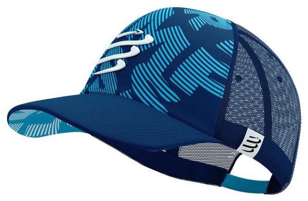 Casquette Compressport Trucker Cap Estate Bleu