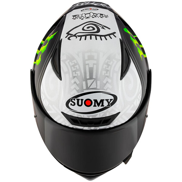 Suomy - Casque Track-1 Bagnaia Monster Winter Test Replica Blanc / Gris / Noir / Vert
