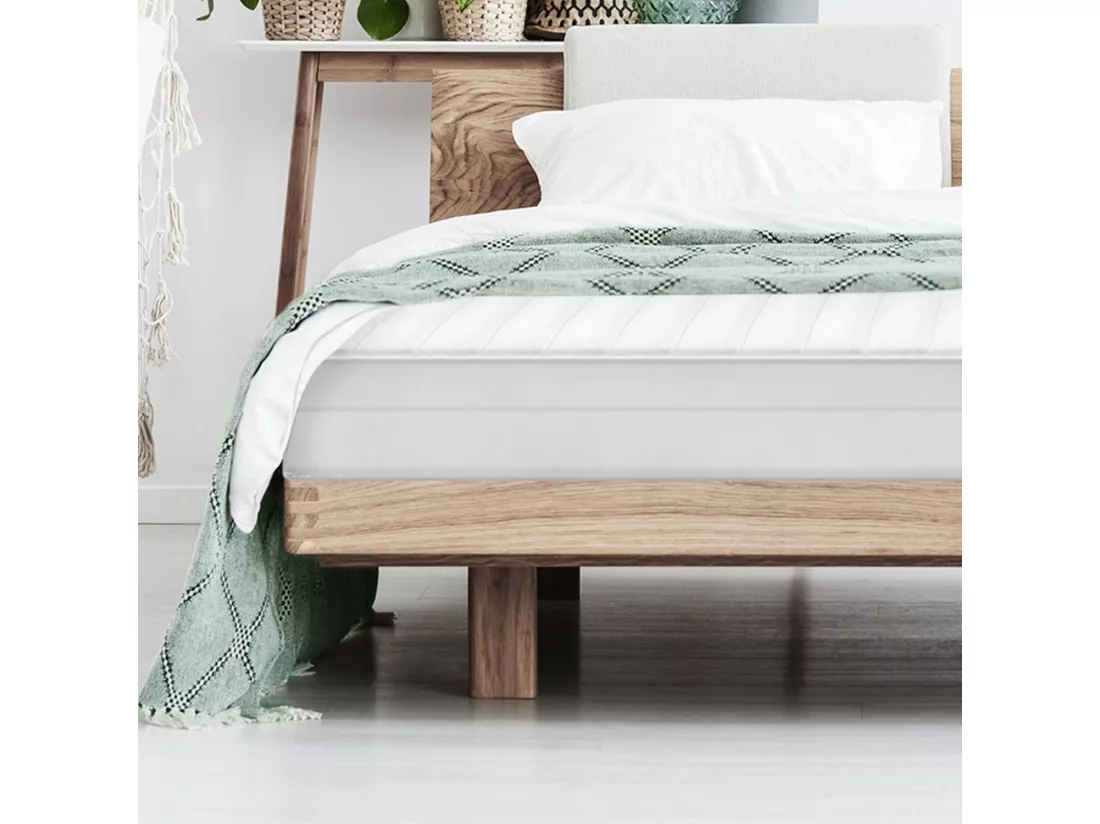 Matelas 160 x 200 cm - lavable 7 zones soutien ferme