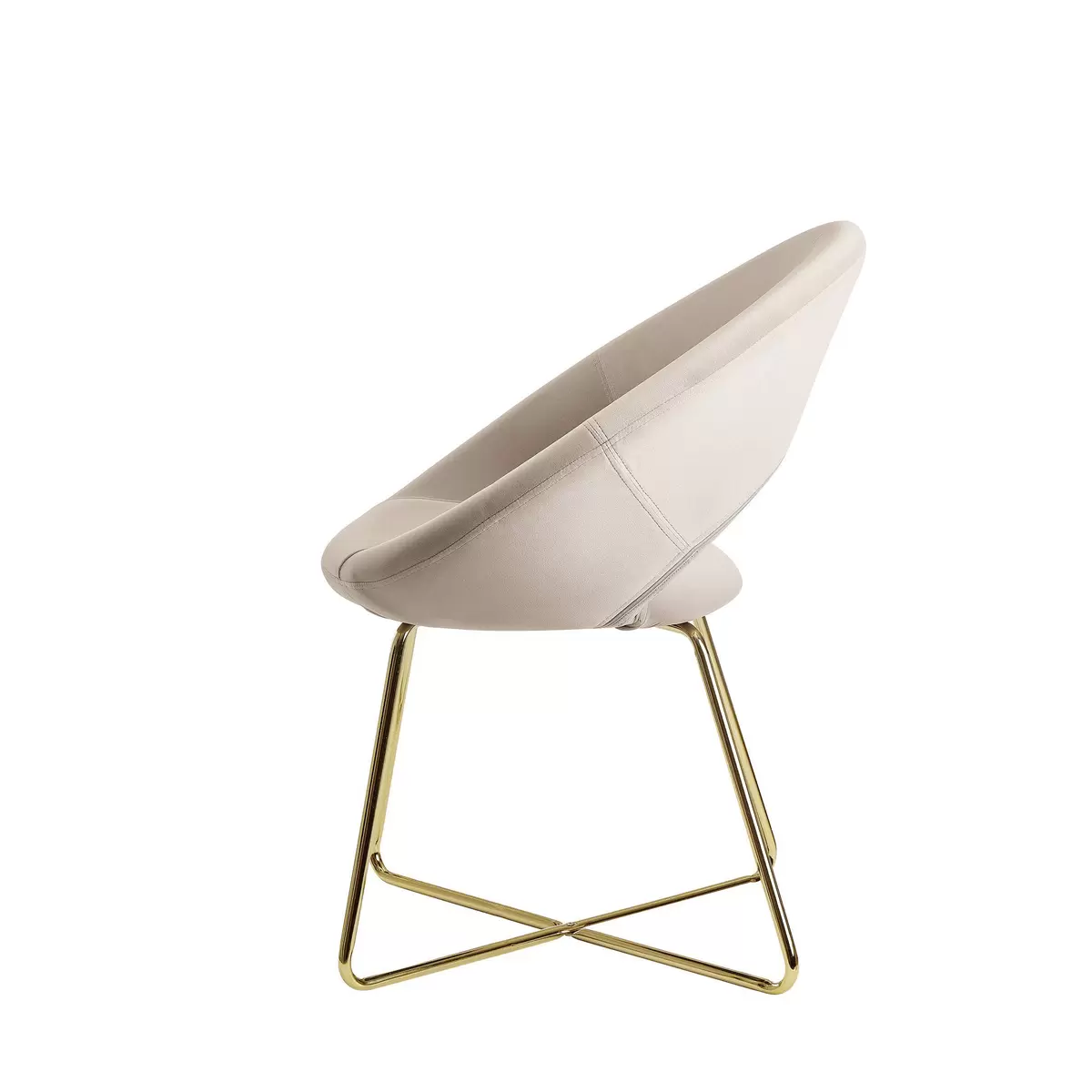 Stuhl Colmar beige,gold