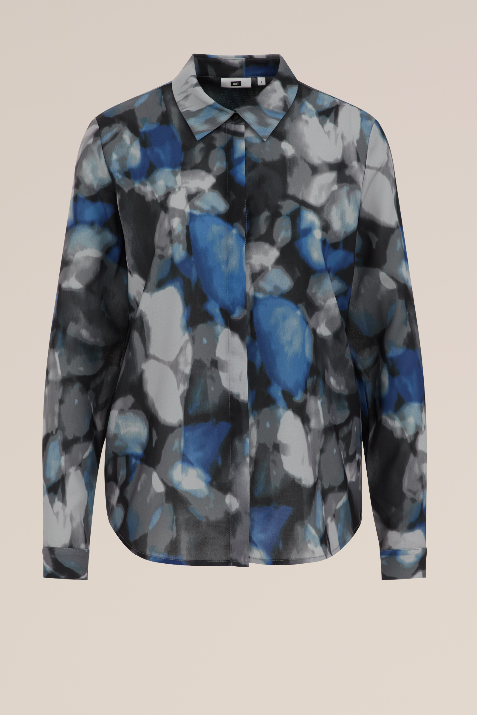 blouse met fijne structuur WE Fashion Grijs