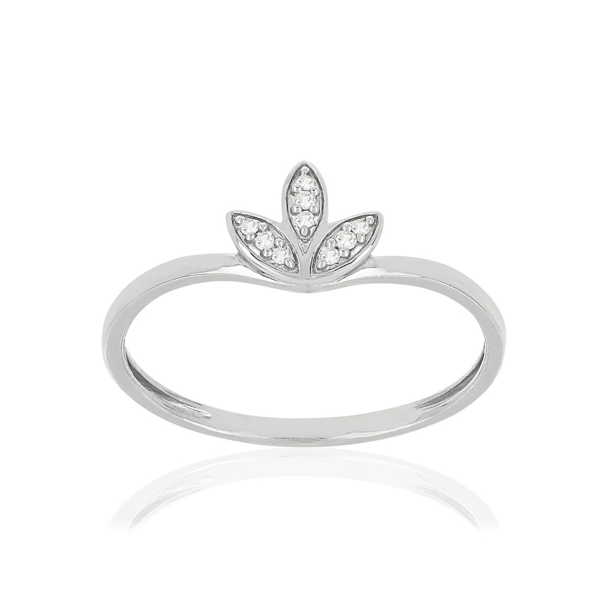 Bague MATY Or blanc 375 Diamants