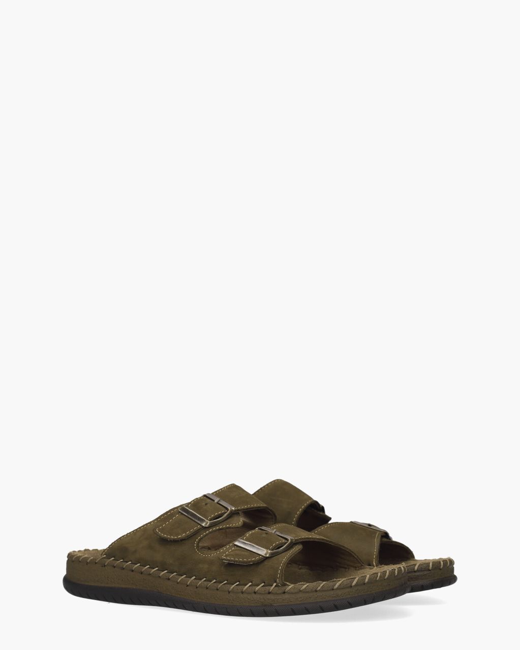 Cypres Thomas Legergroen Herenslippers