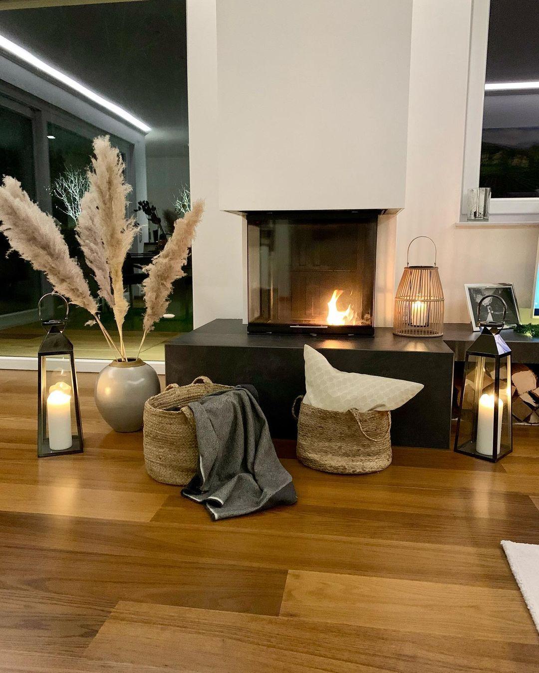 Set van 2 manden KAELLA Jute Zandbeige