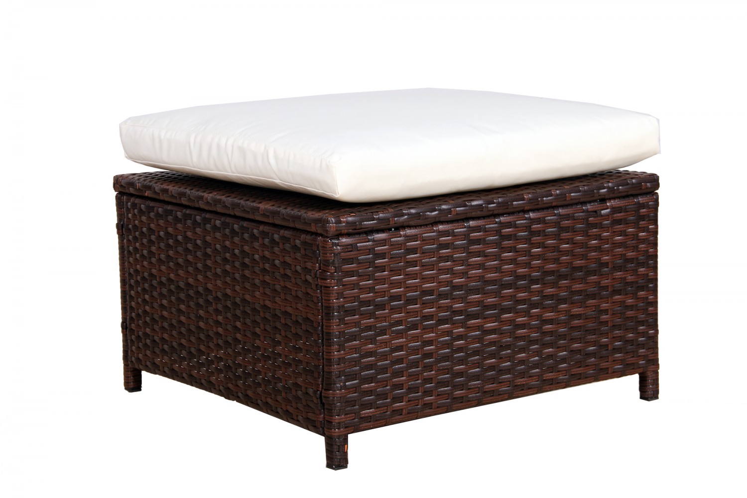 Love Seat Rattan Garnitur CHANELL braun/weiss