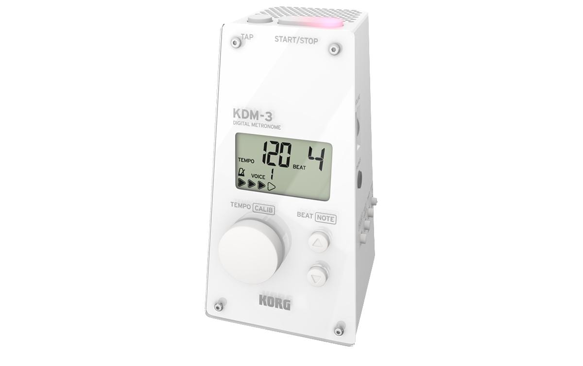 Metronom KDM-3 digital, WeissDigitales Metronom im klassischen Design