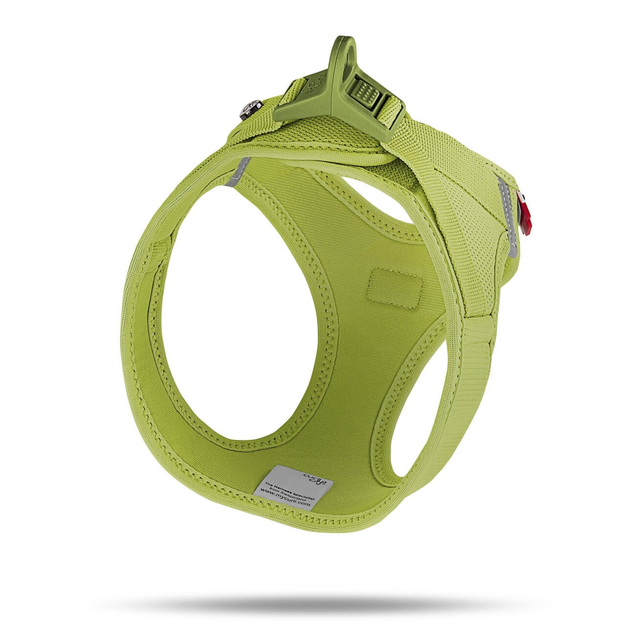 Curli Vest Harness Clasp Air-Mesh grün XXXS