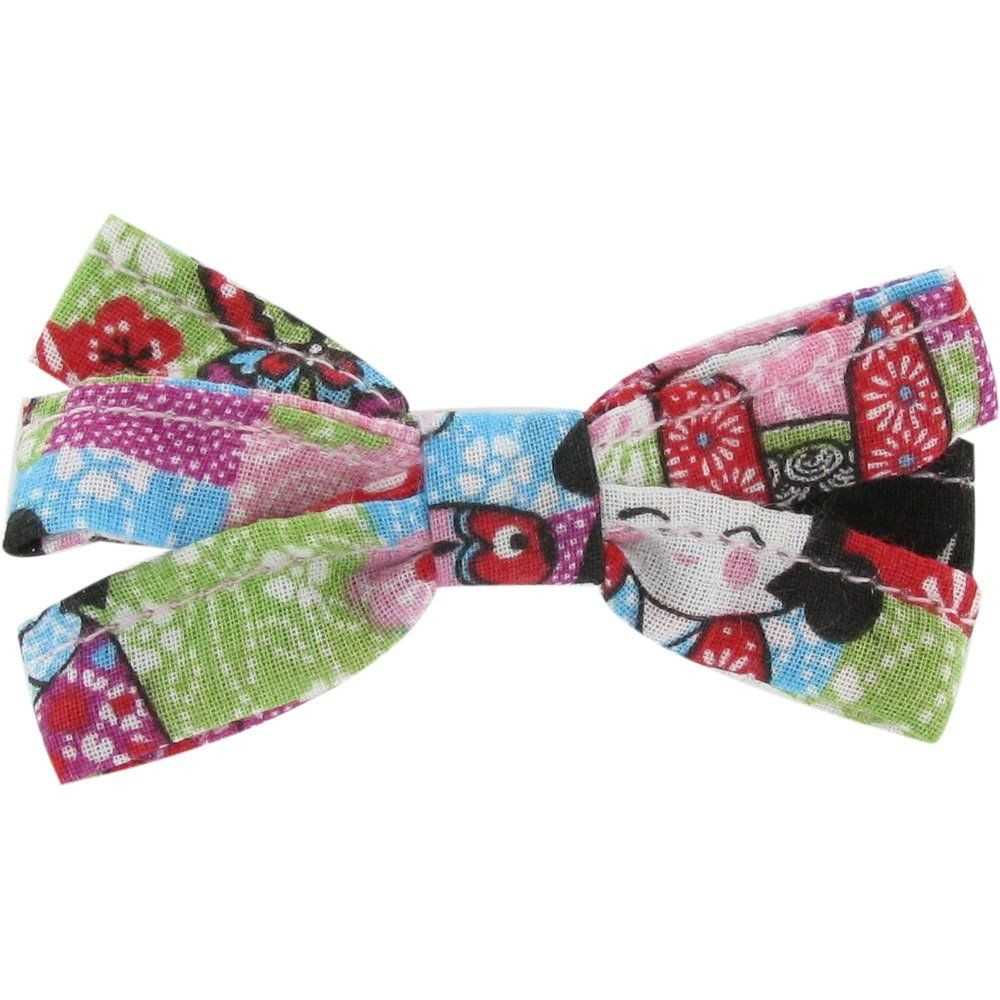 Barrette Noeud Ruban Kokeshis