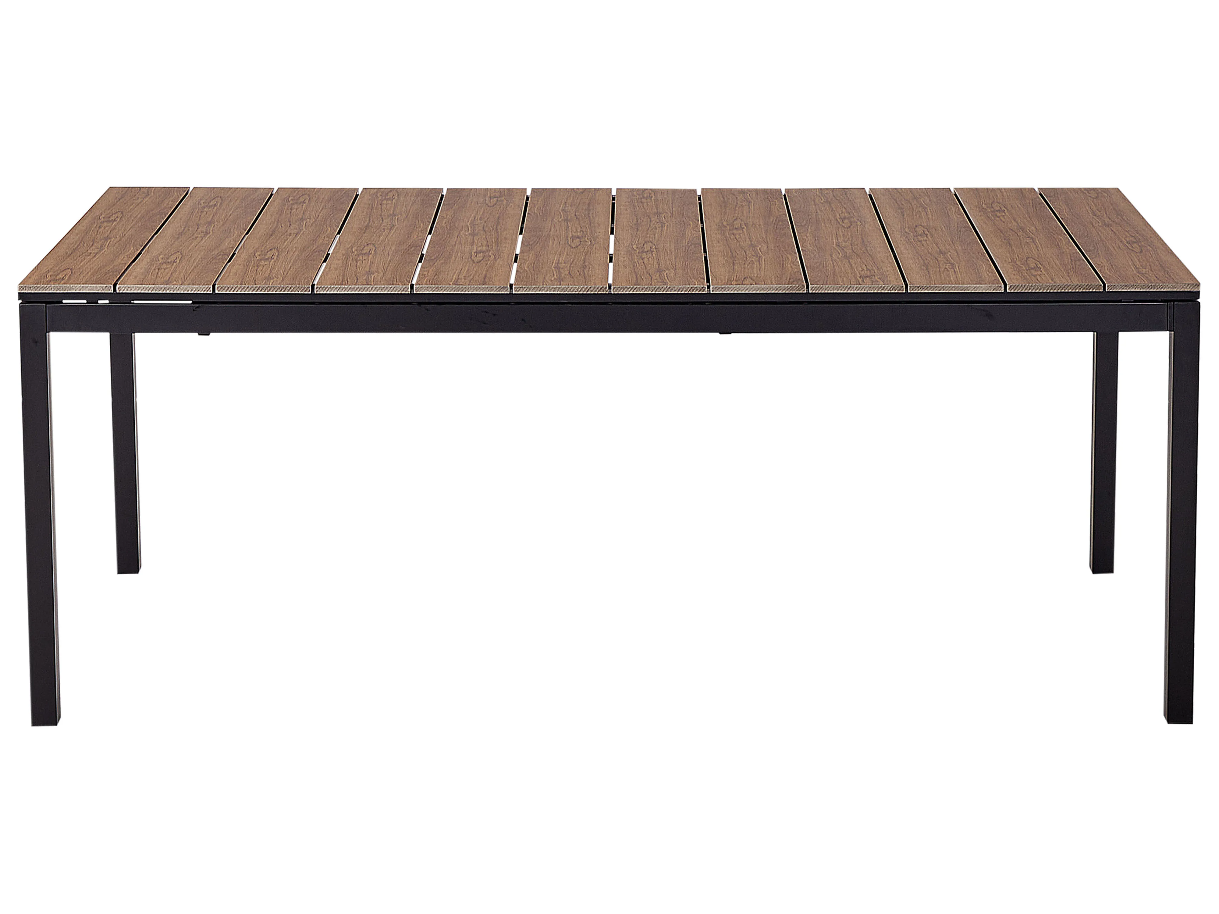 Uitschuifbare tuintafel TOFANE 198/248 cm 90 cm Bruin