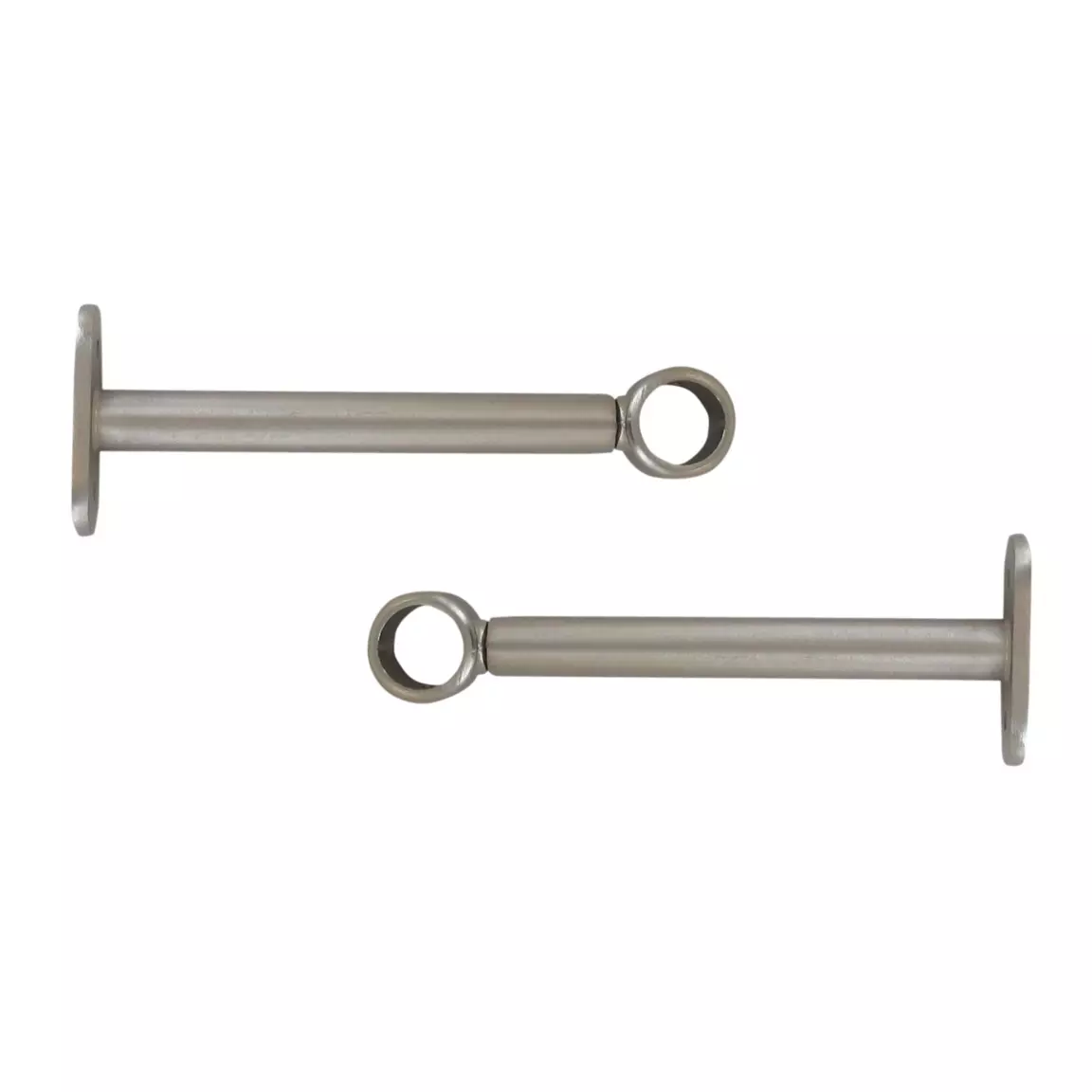 Lot de 2 supports tringles extensibles (L150 - L195 / D20 mm) Jim Argent
