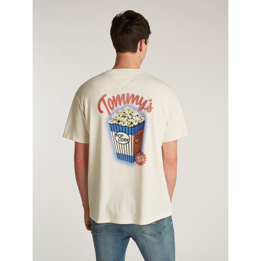 Tommy Jeans Novelty 2 T-shirt, Ancient White, XL