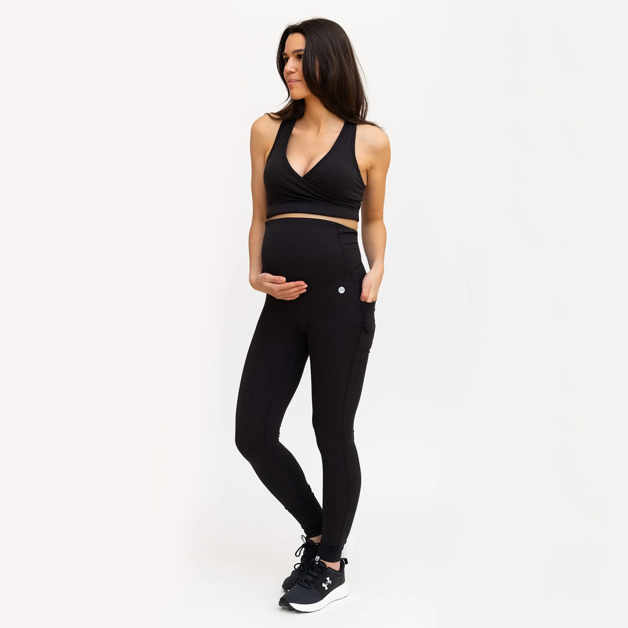 Bella Maternité Legging Athlétique Noir