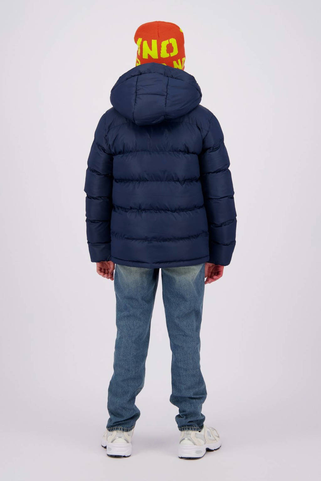 Vingino gewatteerde winterjas Targed donkerblauw