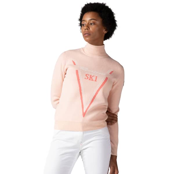 Pull ROSSIGNOL W VICTOIRE TN KNIT POWDER PINK