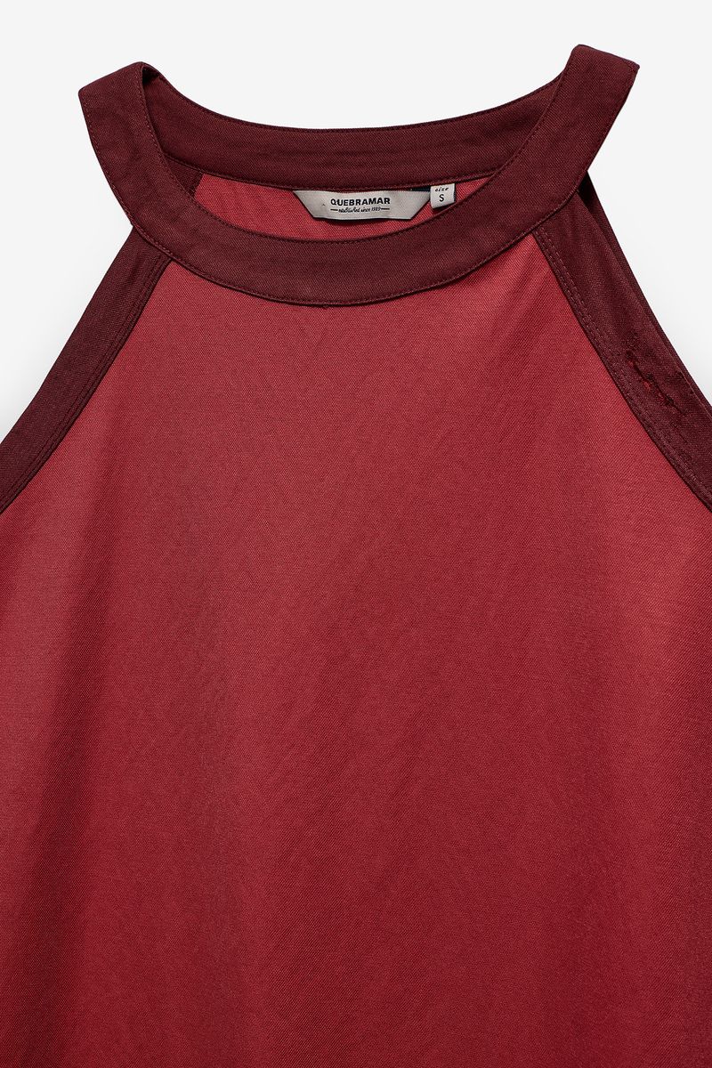 TOP HALTER EM PIQUET