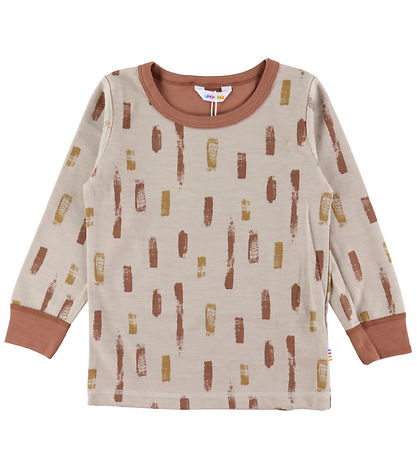 Joha Bluse - Wolle/Baumwolle - Beige