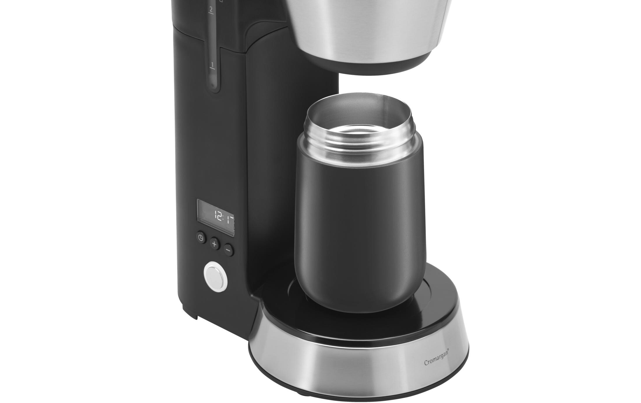 Thermobecher Impulse Travel Mug 300 ml, AnthrazitIsolierbecher mit Automatikverschluss für unterwegs
