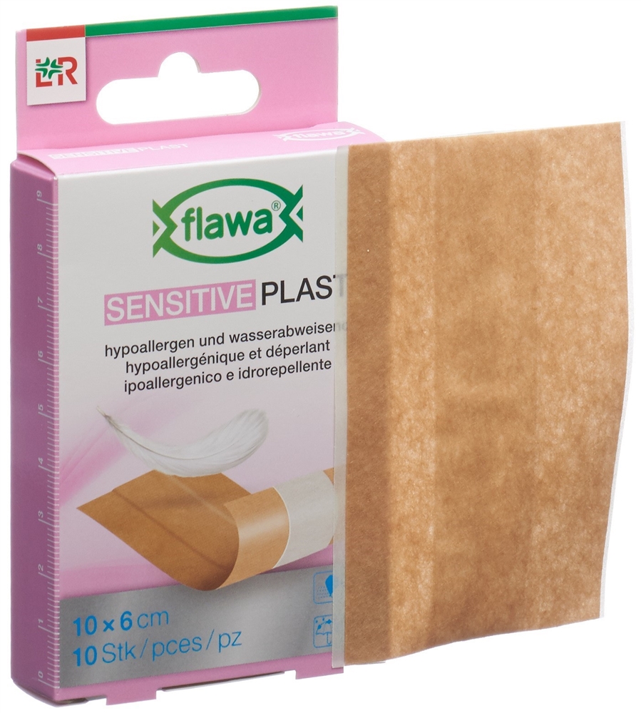 FLAWA Plast Pflasterstreifen 6x10cm 10 Stk