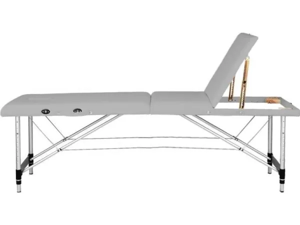 Activeshop ALUMINIUM FIZJO COMFORT 3-SEGMENT FOLDING MASSAGE TABLE GRAY