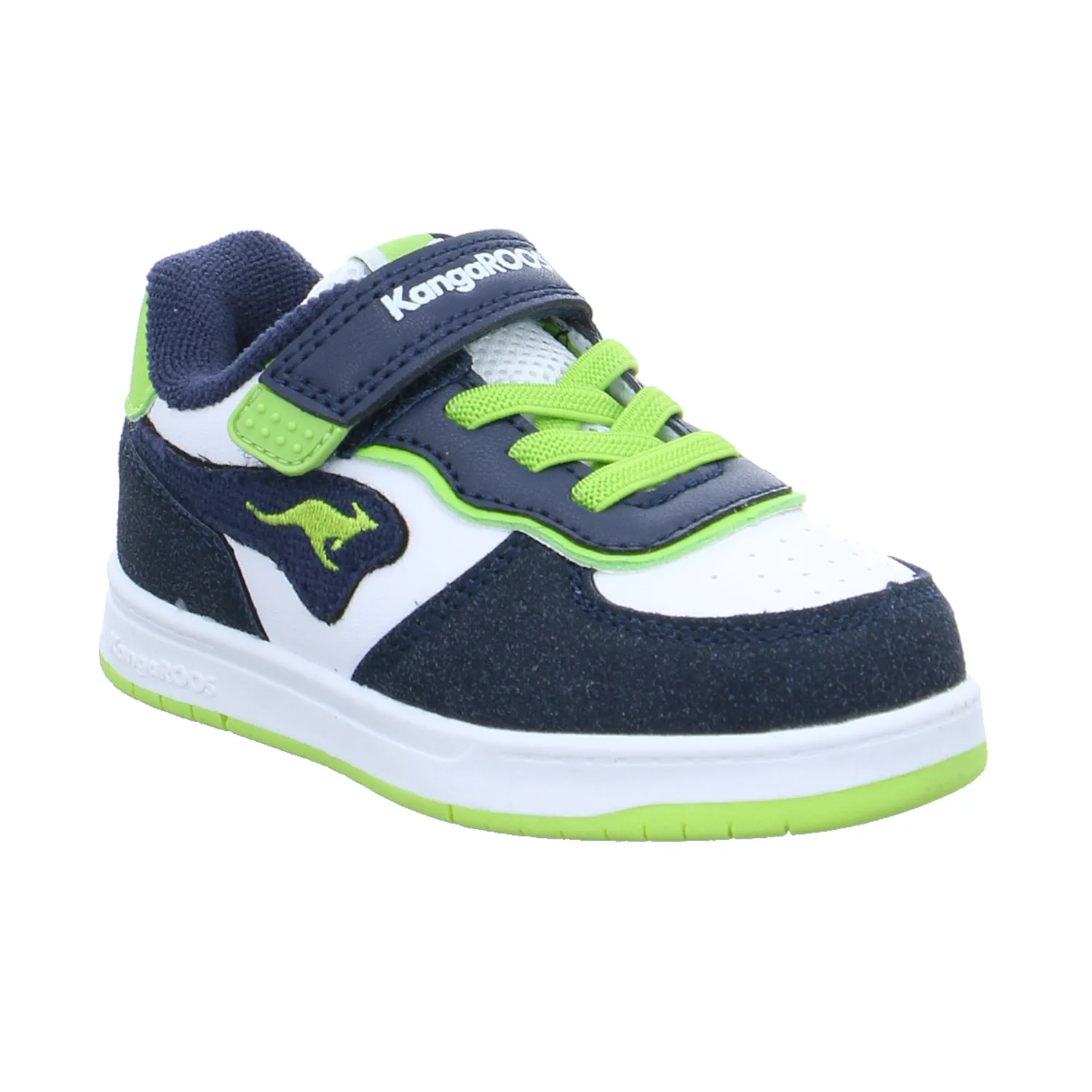 KANGAROOS Baby-Sport-Bottine Blau Lederimitat  Sneaker