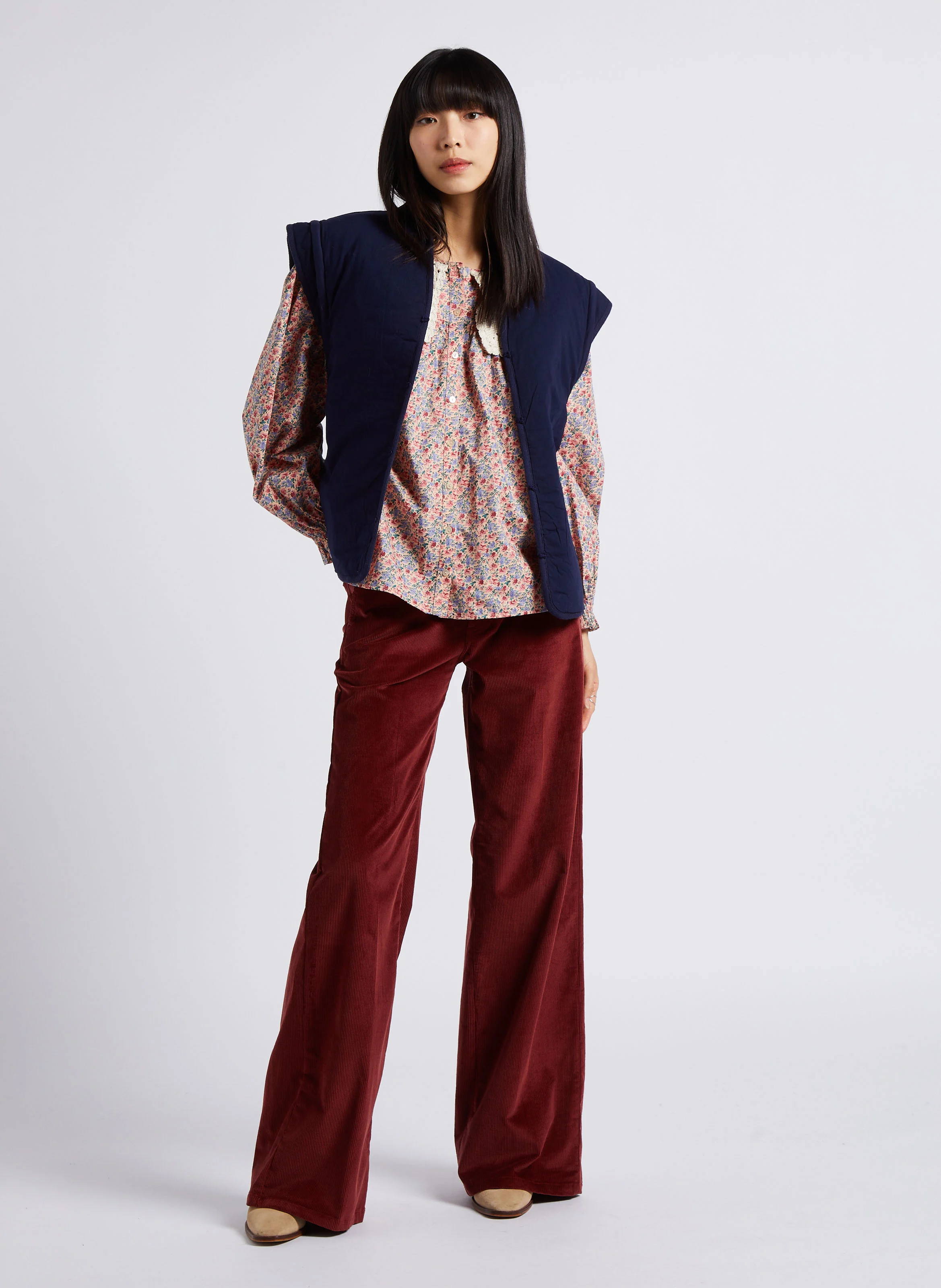 NELIANA - Veste patchwork en coton | Multicolore