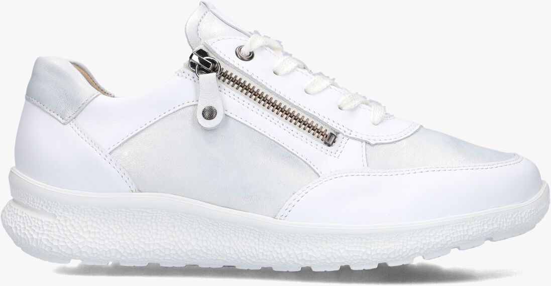 witte hartjes lage sneakers rap